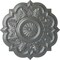 Ekena Millwork Deria Ceiling Medallion (Fits Canopies up to 6"), Hand-Painted Platinum, 20 1/4"OD x 1 1/2"P CM20DRPLS - alternate 1